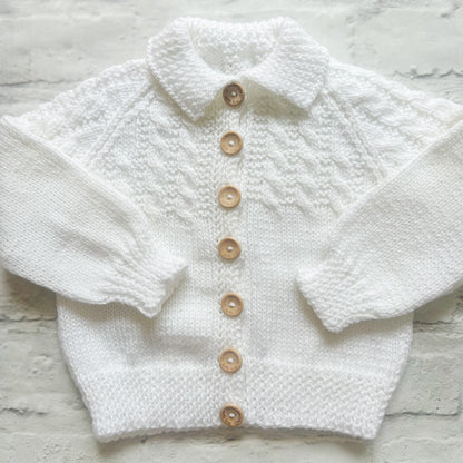 9-12 MONTHS Personalised Baby Name Cardigan