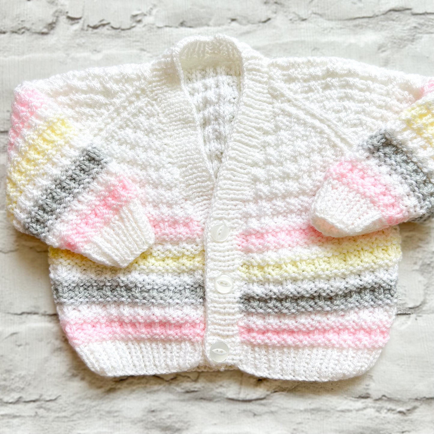 0-3 MONTHS Personalised Baby Name Cardigans