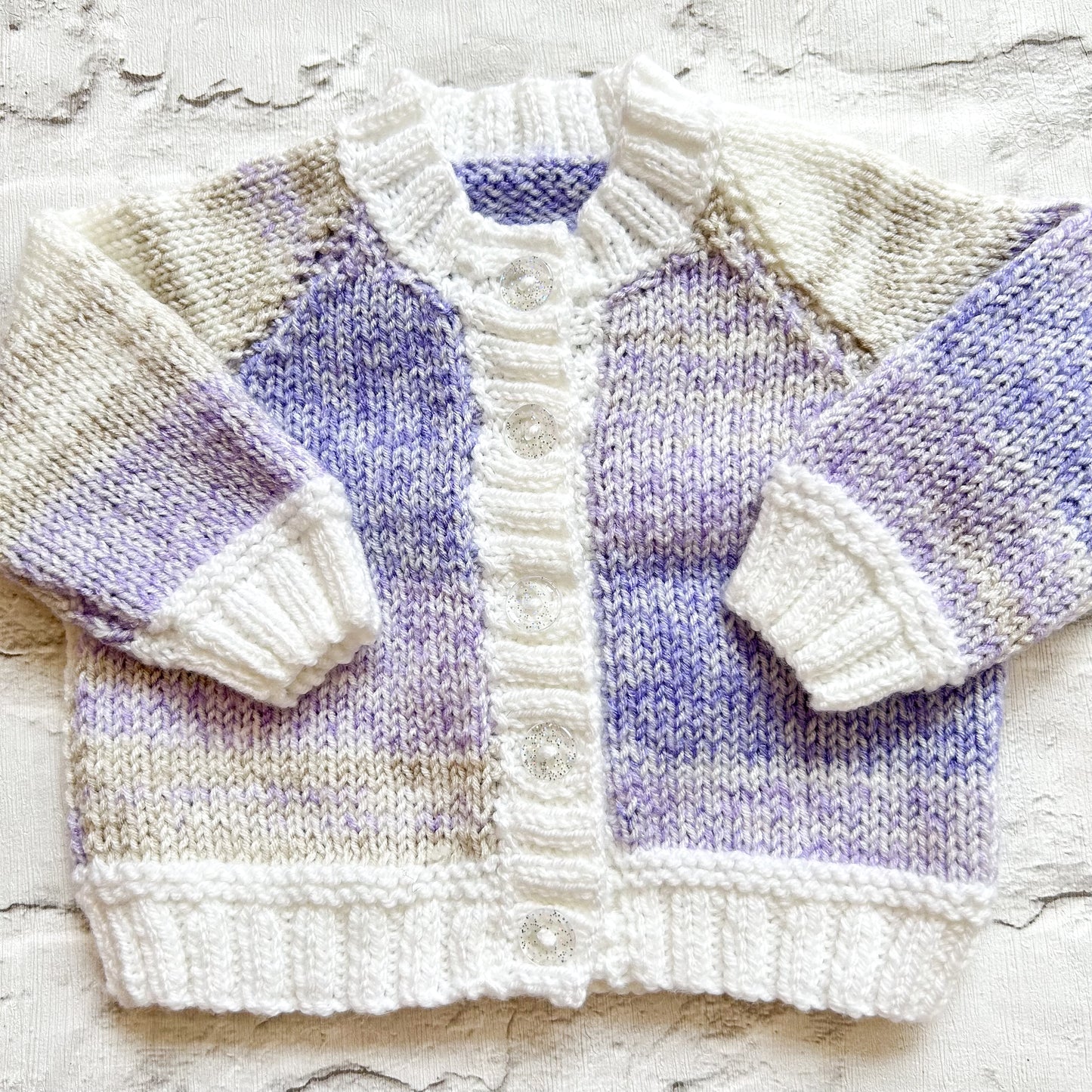0-3 MONTHS Personalised Baby Name Cardigans