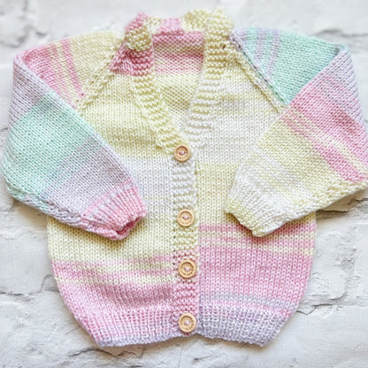0-3 MONTHS Personalised Baby Name Cardigans