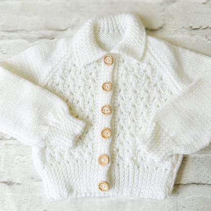 9-12 MONTHS Personalised Baby Name Cardigan