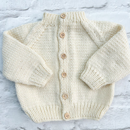 0-3 MONTHS Personalised Baby Name Cardigans