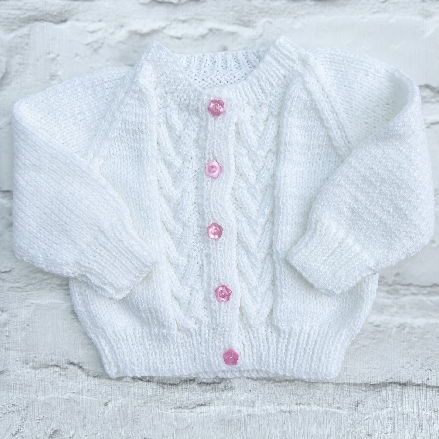 0-3 MONTHS Personalised Baby Name Cardigans