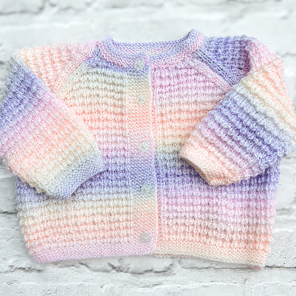 12-18 MONTHS Personalised Baby Name Cardigan