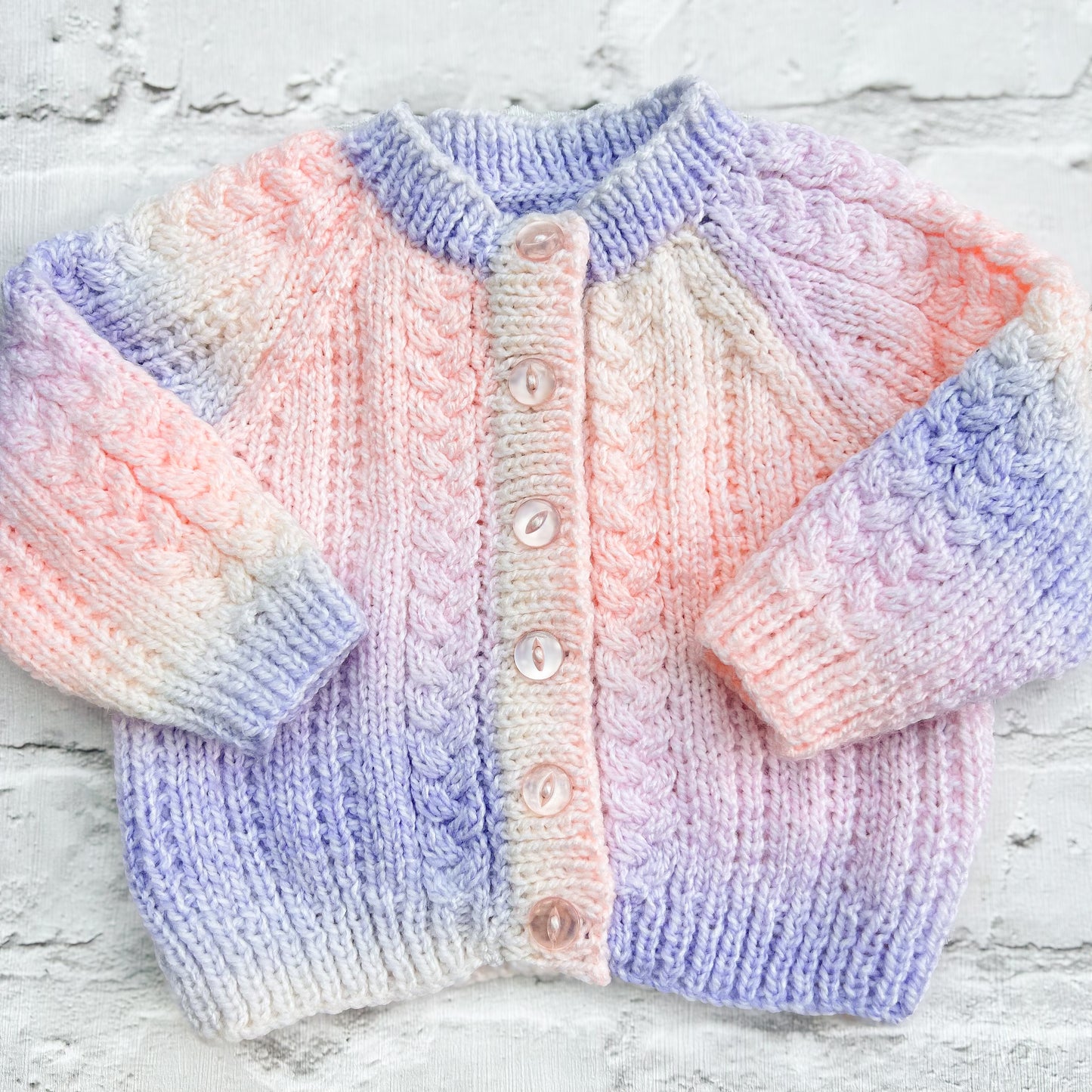 6-9 MONTHS Personalised Baby Name Cardigans